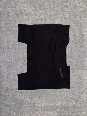 Gymshark x Whitney Simmons Rib Waist High Rise Scrunch Leggings - Black